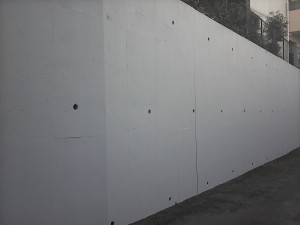 モンパレA・B・C棟　擁壁塗装工事 009